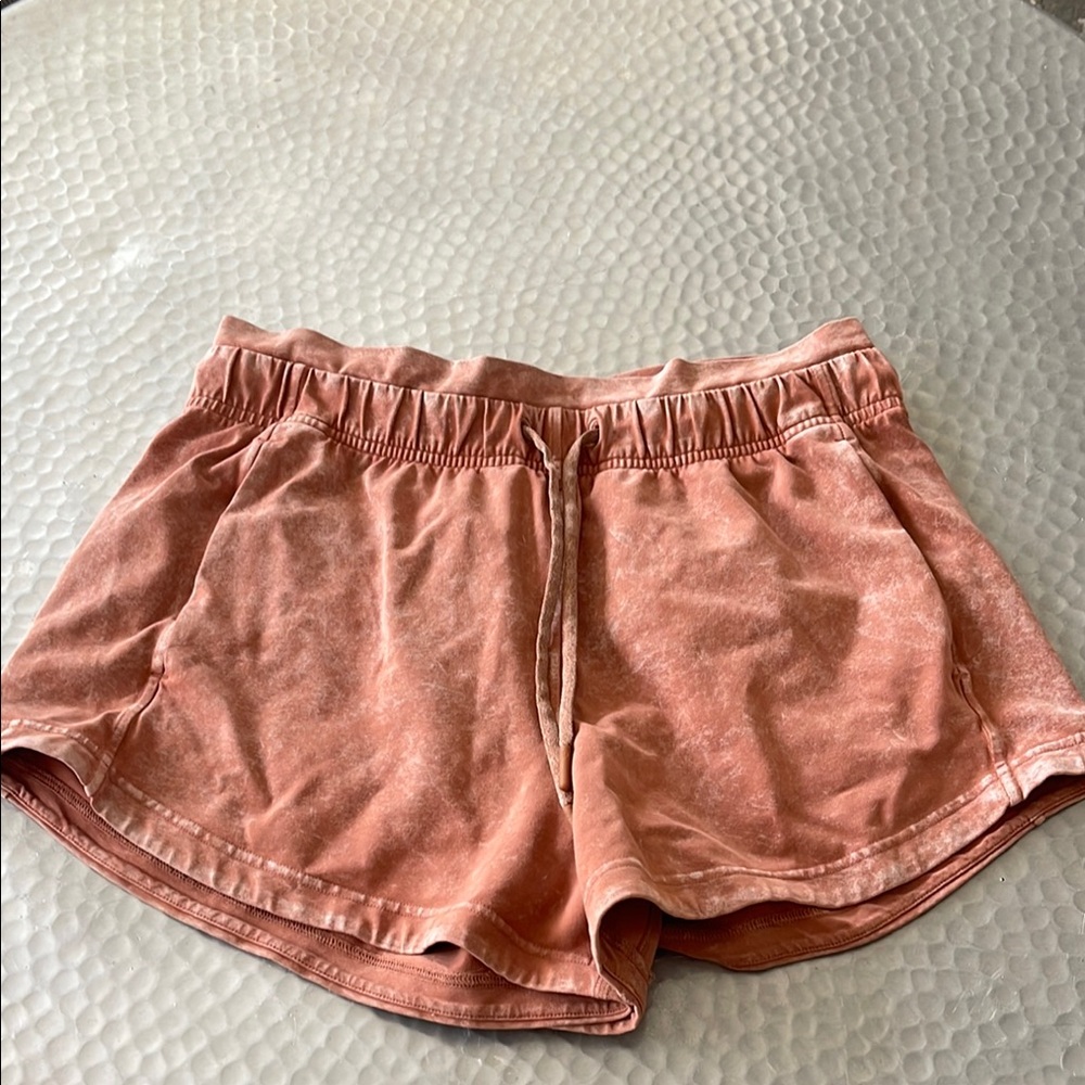 Lululemon  cotton coral drawstring size 6